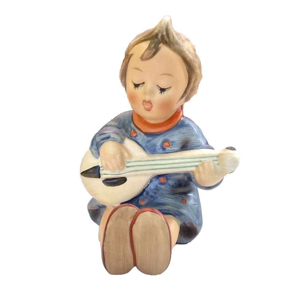 Hummel Goebel Figurine #53 Joyful Girl with Banjo 3 3/4"
